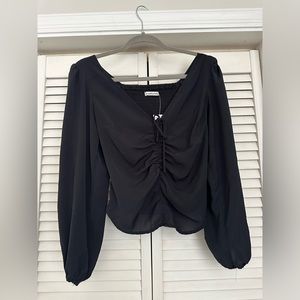 Abercrombie black blouse